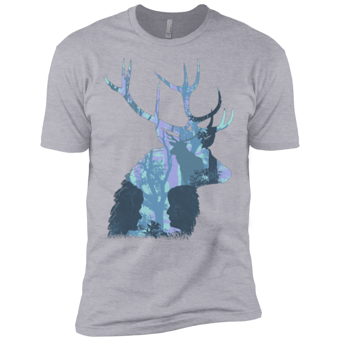 T-Shirts Heather Grey / X-Small Deer Cannibal Men's Premium T-Shirt