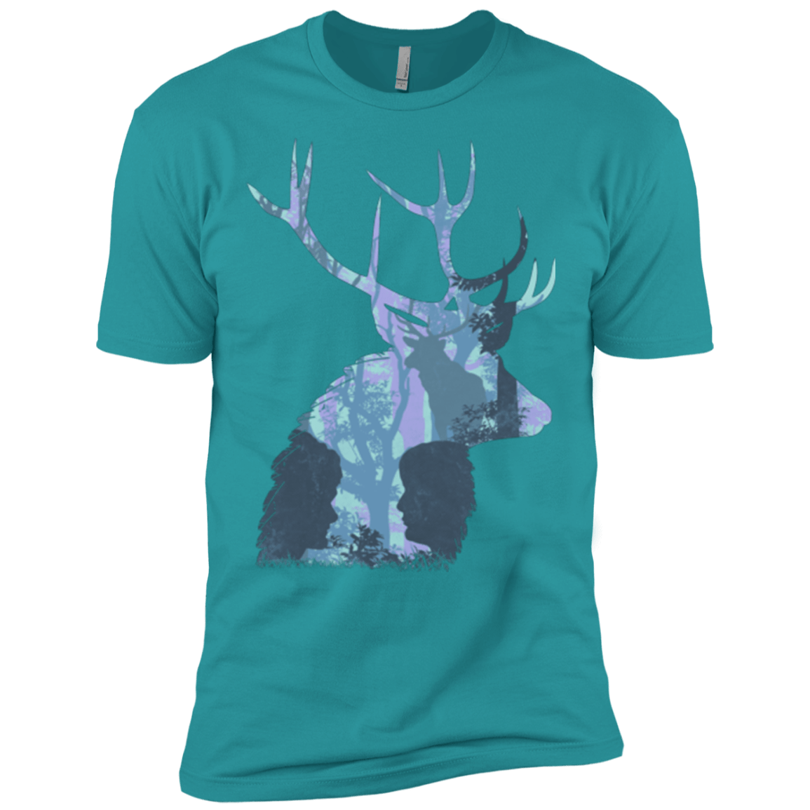 T-Shirts Tahiti Blue / X-Small Deer Cannibal Men's Premium T-Shirt