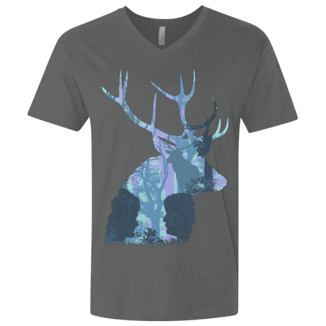 T-Shirts Heavy Metal / X-Small Deer Cannibal Men's Premium V-Neck