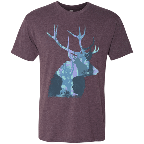 T-Shirts Vintage Purple / Small Deer Cannibal Men's Triblend T-Shirt