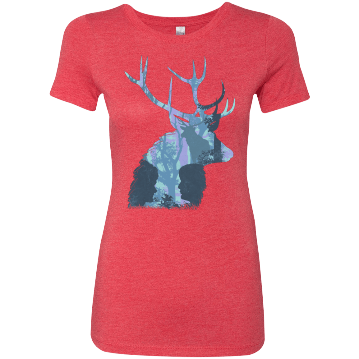 T-Shirts Vintage Red / Small Deer Cannibal Women's Triblend T-Shirt