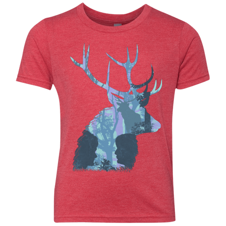 T-Shirts Vintage Red / YXS Deer Cannibal Youth Triblend T-Shirt