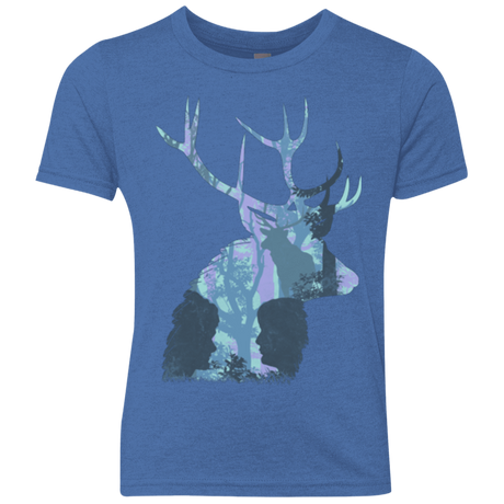 T-Shirts Vintage Royal / YXS Deer Cannibal Youth Triblend T-Shirt