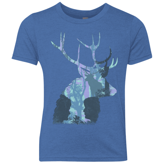 T-Shirts Vintage Royal / YXS Deer Cannibal Youth Triblend T-Shirt