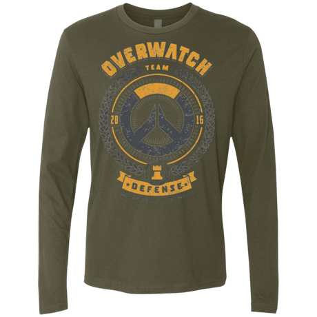 T-Shirts Military Green / Small Defense Team Men's Premium Long Sleeve