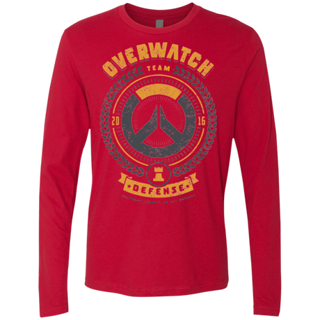 T-Shirts Red / Small Defense Team Men's Premium Long Sleeve