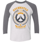 T-Shirts Heather White/Premium Heather / X-Small Defense Team Triblend 3/4 Sleeve