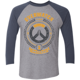 T-Shirts Premium Heather/ Vintage Navy / X-Small Defense Team Triblend 3/4 Sleeve