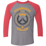 T-Shirts Premium Heather/ Vintage Red / X-Small Defense Team Triblend 3/4 Sleeve
