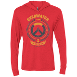 T-Shirts Vintage Red / X-Small Defense Team Triblend Long Sleeve Hoodie Tee