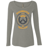 T-Shirts Venetian Grey / Small Defense Team Women's Triblend Long Sleeve Shirt