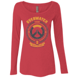 T-Shirts Vintage Red / Small Defense Team Women's Triblend Long Sleeve Shirt