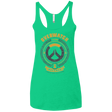 T-Shirts Envy / X-Small Defense Team Women's Triblend Racerback Tank