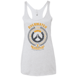 T-Shirts Heather White / X-Small Defense Team Women's Triblend Racerback Tank