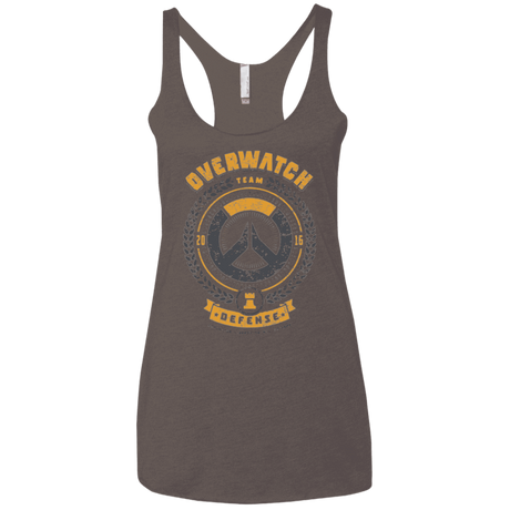 T-Shirts Macchiato / X-Small Defense Team Women's Triblend Racerback Tank