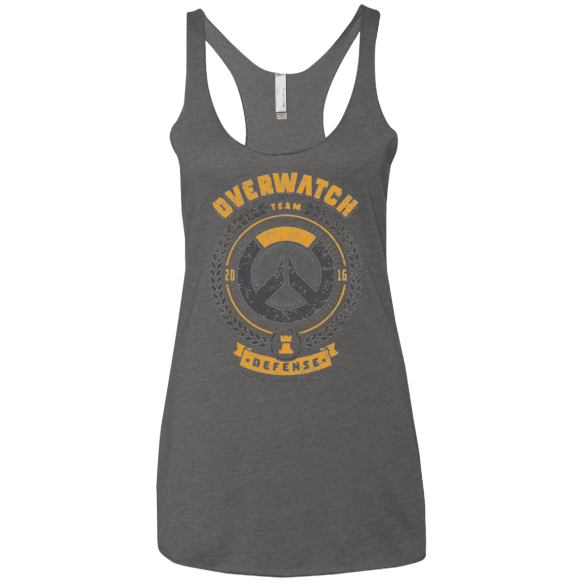 T-Shirts Premium Heather / X-Small Defense Team Women's Triblend Racerback Tank