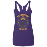 T-Shirts Purple / X-Small Defense Team Women's Triblend Racerback Tank