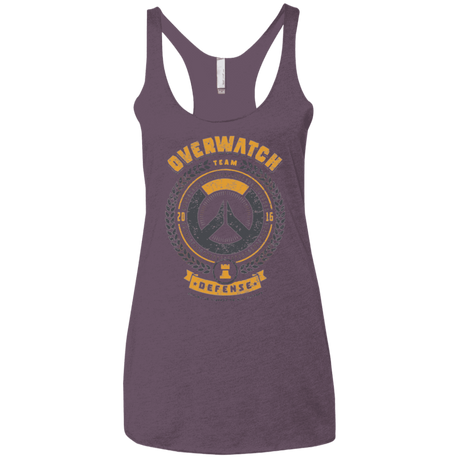 T-Shirts Vintage Purple / X-Small Defense Team Women's Triblend Racerback Tank
