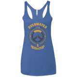 T-Shirts Vintage Royal / X-Small Defense Team Women's Triblend Racerback Tank