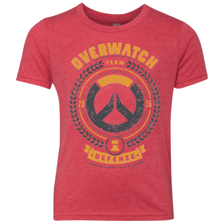T-Shirts Vintage Red / YXS Defense Team Youth Triblend T-Shirt