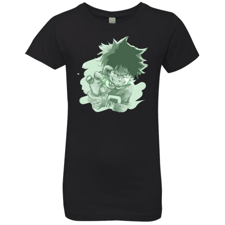 T-Shirts Black / YXS Deku Sketch Girls Premium T-Shirt