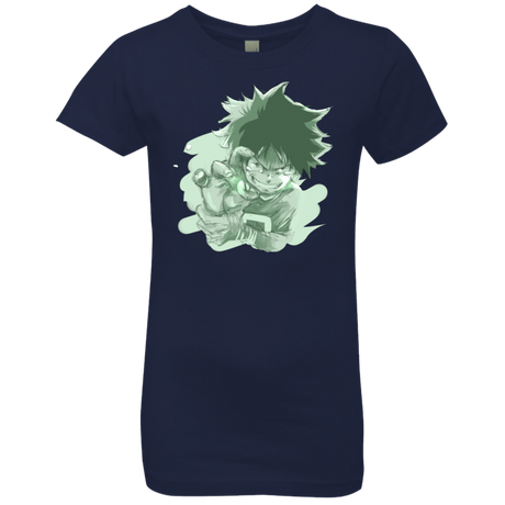 T-Shirts Midnight Navy / YXS Deku Sketch Girls Premium T-Shirt