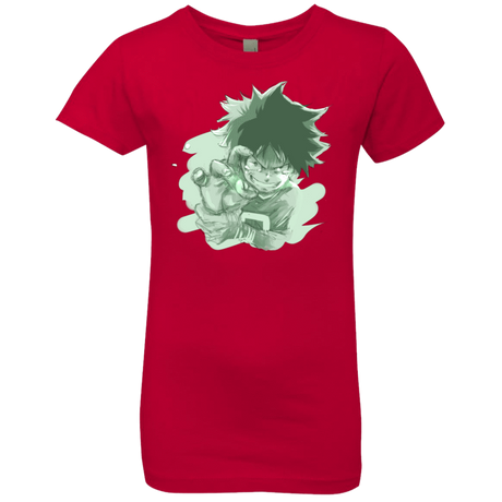 T-Shirts Red / YXS Deku Sketch Girls Premium T-Shirt