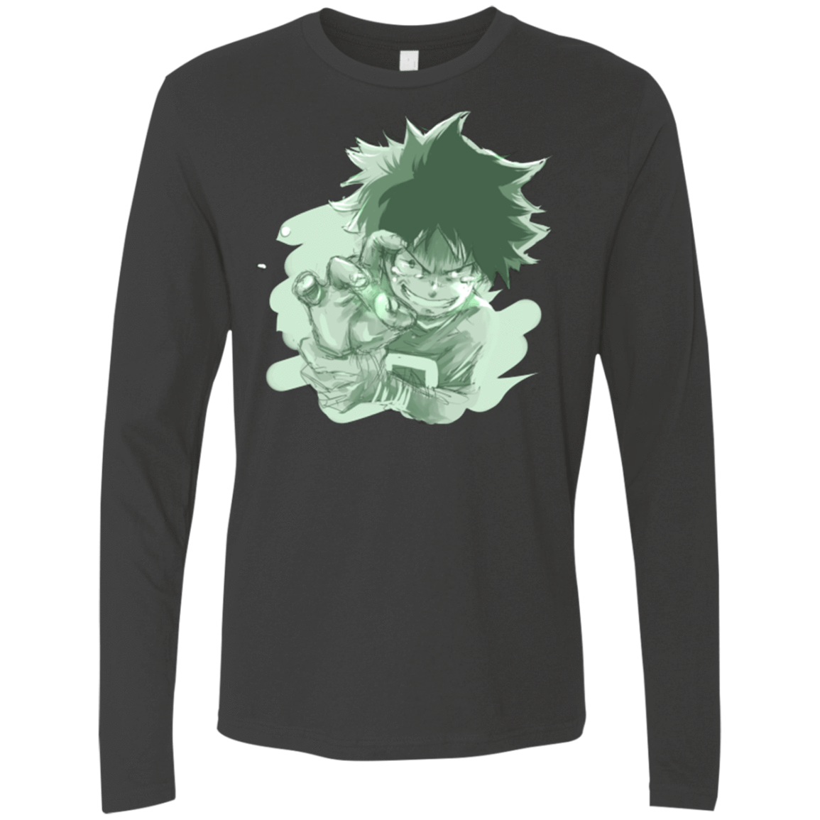 T-Shirts Heavy Metal / Small Deku Sketch Men's Premium Long Sleeve