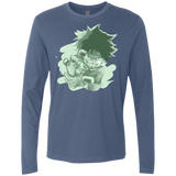 T-Shirts Indigo / Small Deku Sketch Men's Premium Long Sleeve