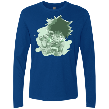 T-Shirts Royal / Small Deku Sketch Men's Premium Long Sleeve
