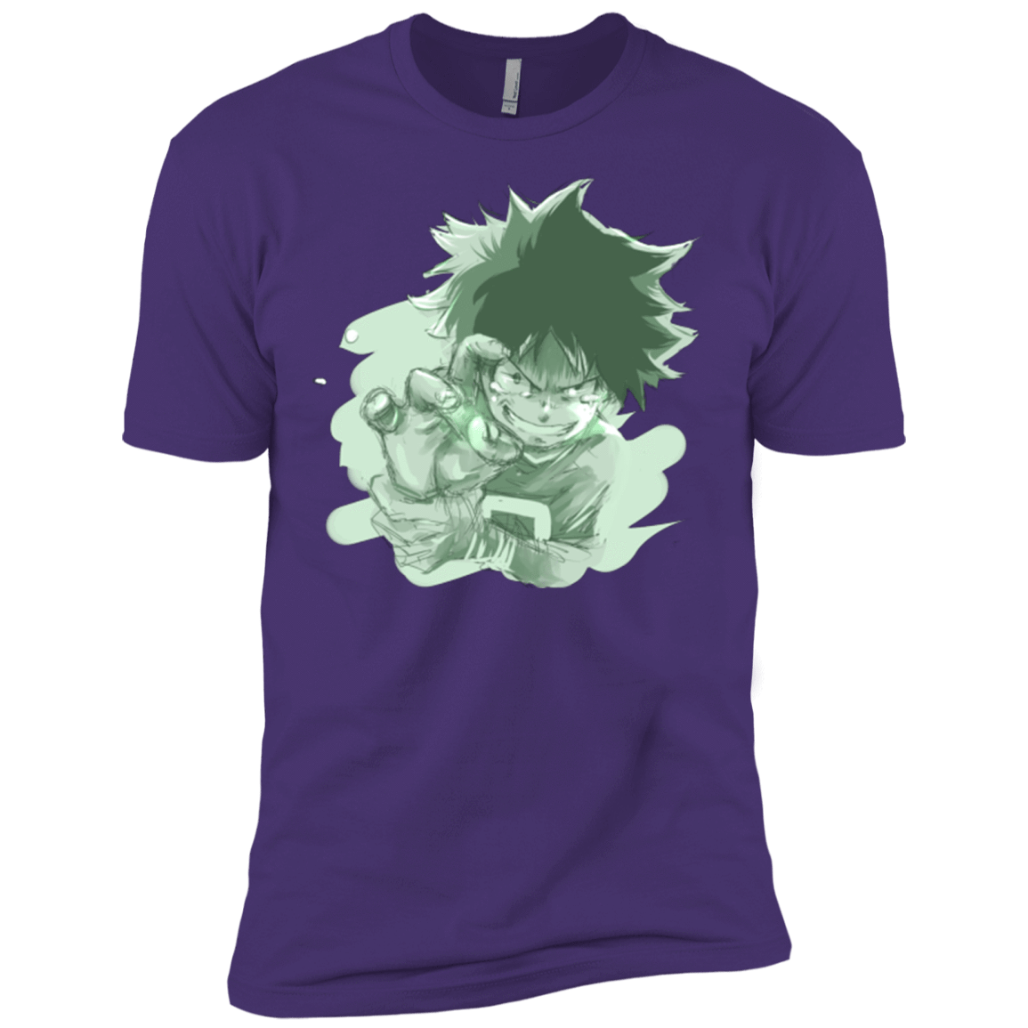 T-Shirts Purple / X-Small Deku Sketch Men's Premium T-Shirt