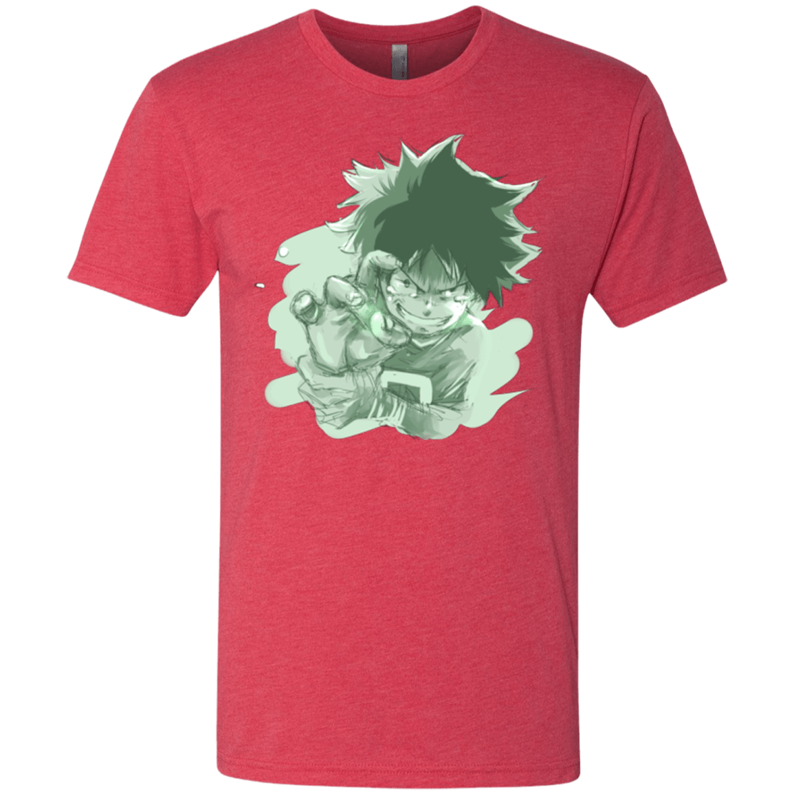 T-Shirts Vintage Red / Small Deku Sketch Men's Triblend T-Shirt