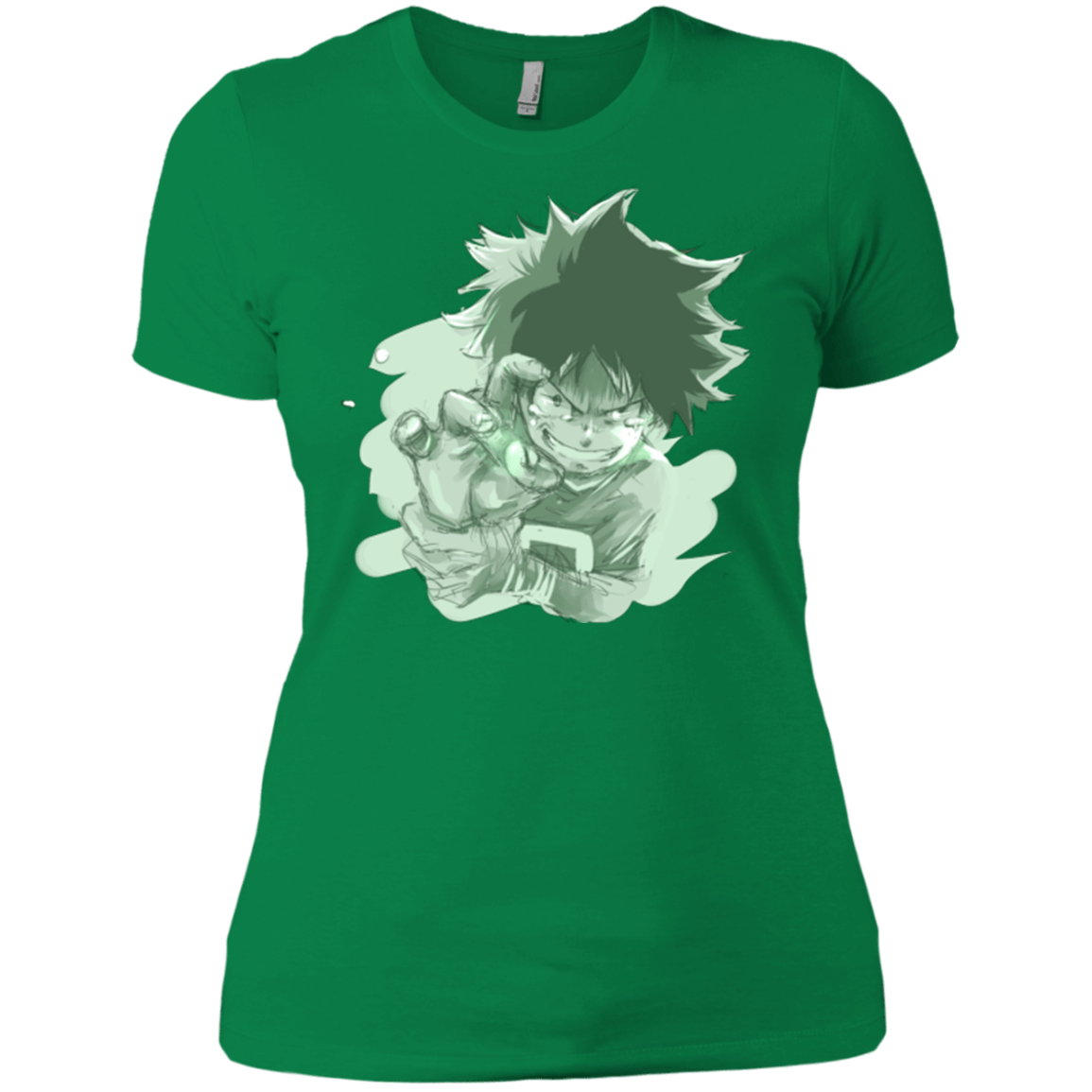 T-Shirts Kelly Green / X-Small Deku Sketch Women's Premium T-Shirt
