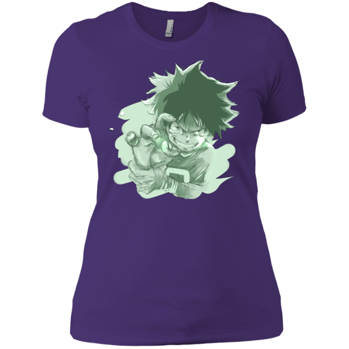 T-Shirts Purple / X-Small Deku Sketch Women's Premium T-Shirt