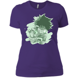 T-Shirts Purple / X-Small Deku Sketch Women's Premium T-Shirt