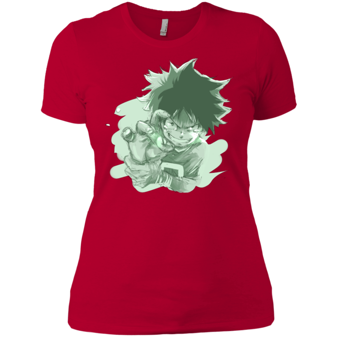 T-Shirts Red / X-Small Deku Sketch Women's Premium T-Shirt