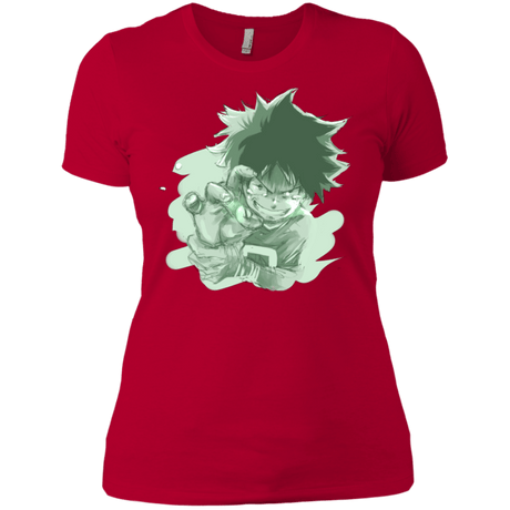T-Shirts Red / X-Small Deku Sketch Women's Premium T-Shirt