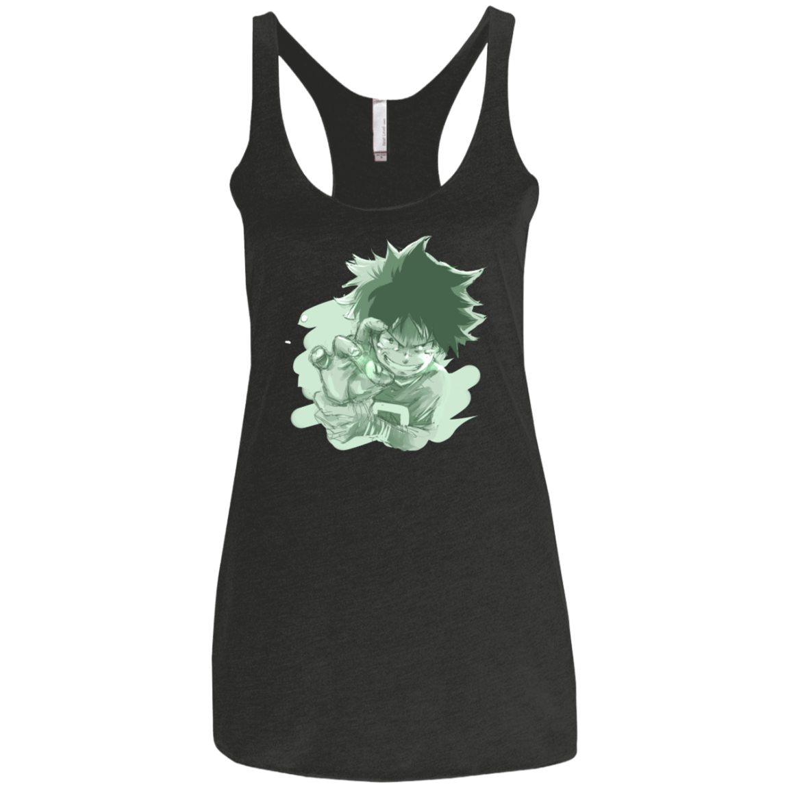 T-Shirts Vintage Black / X-Small Deku Sketch Women's Triblend Racerback Tank