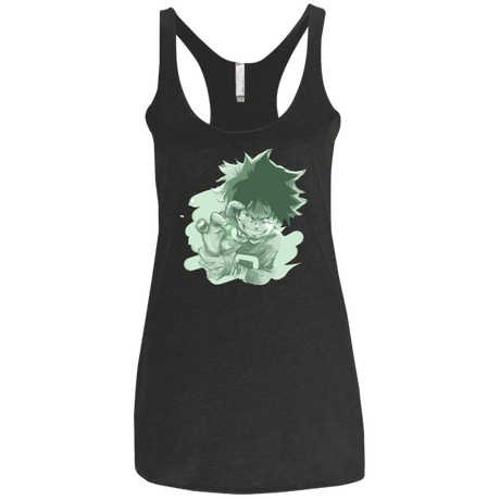 T-Shirts Vintage Black / X-Small Deku Sketch Women's Triblend Racerback Tank