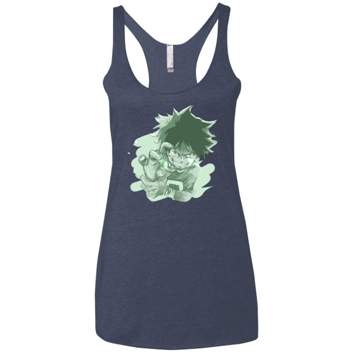 T-Shirts Vintage Navy / X-Small Deku Sketch Women's Triblend Racerback Tank
