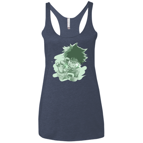 T-Shirts Vintage Navy / X-Small Deku Sketch Women's Triblend Racerback Tank