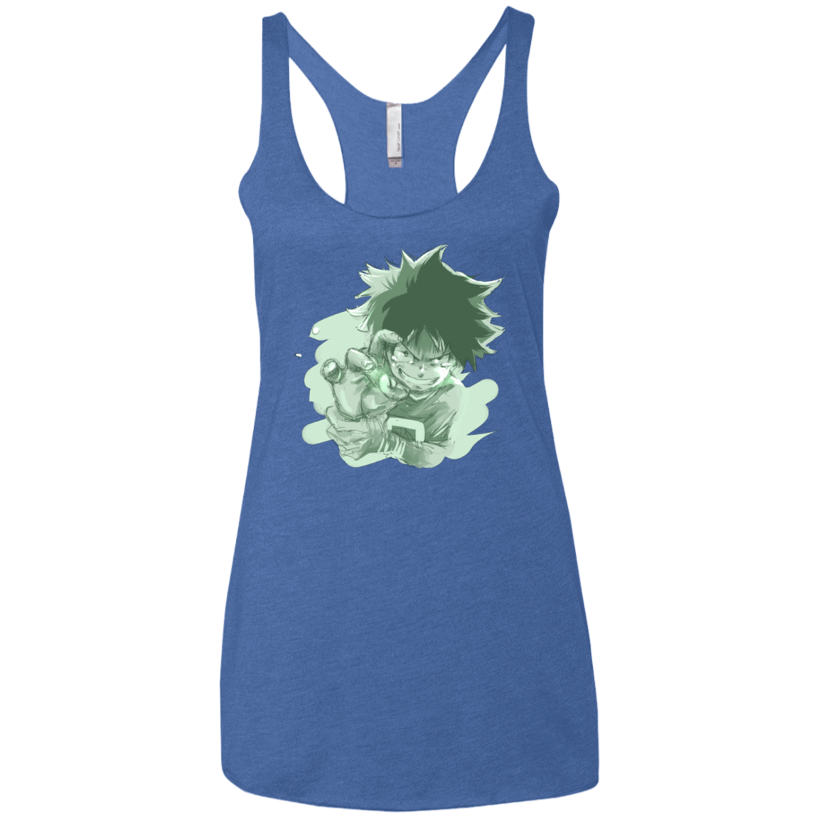 T-Shirts Vintage Royal / X-Small Deku Sketch Women's Triblend Racerback Tank