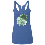 T-Shirts Vintage Royal / X-Small Deku Sketch Women's Triblend Racerback Tank
