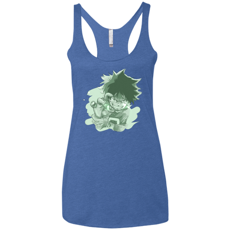 T-Shirts Vintage Royal / X-Small Deku Sketch Women's Triblend Racerback Tank