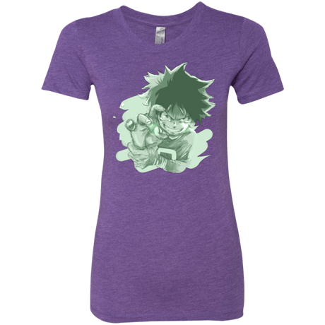 T-Shirts Purple Rush / Small Deku Sketch Women's Triblend T-Shirt