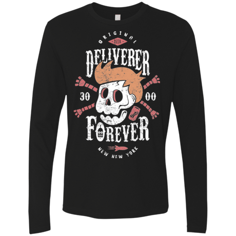 T-Shirts Black / Small Deliverer Forever Men's Premium Long Sleeve