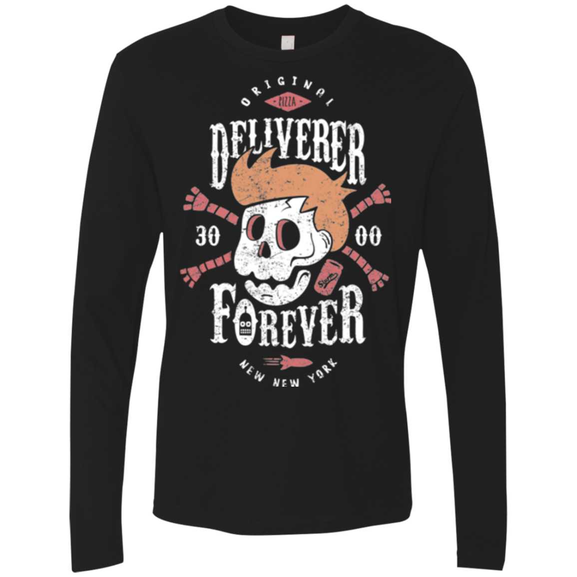 T-Shirts Black / Small Deliverer Forever Men's Premium Long Sleeve