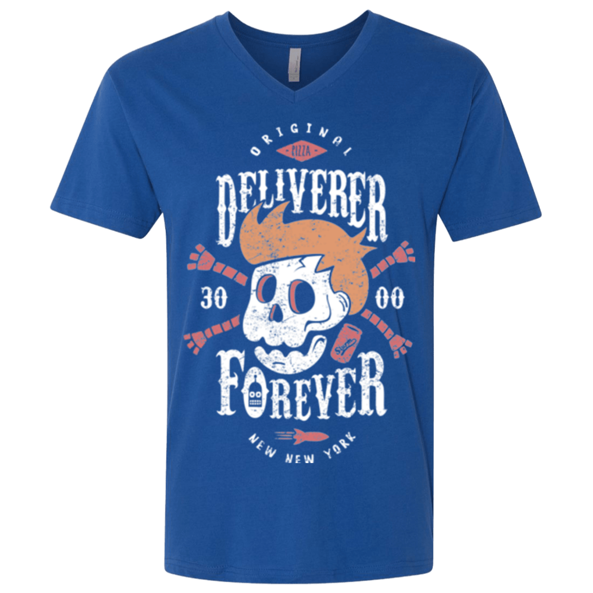 T-Shirts Royal / X-Small Deliverer Forever Men's Premium V-Neck