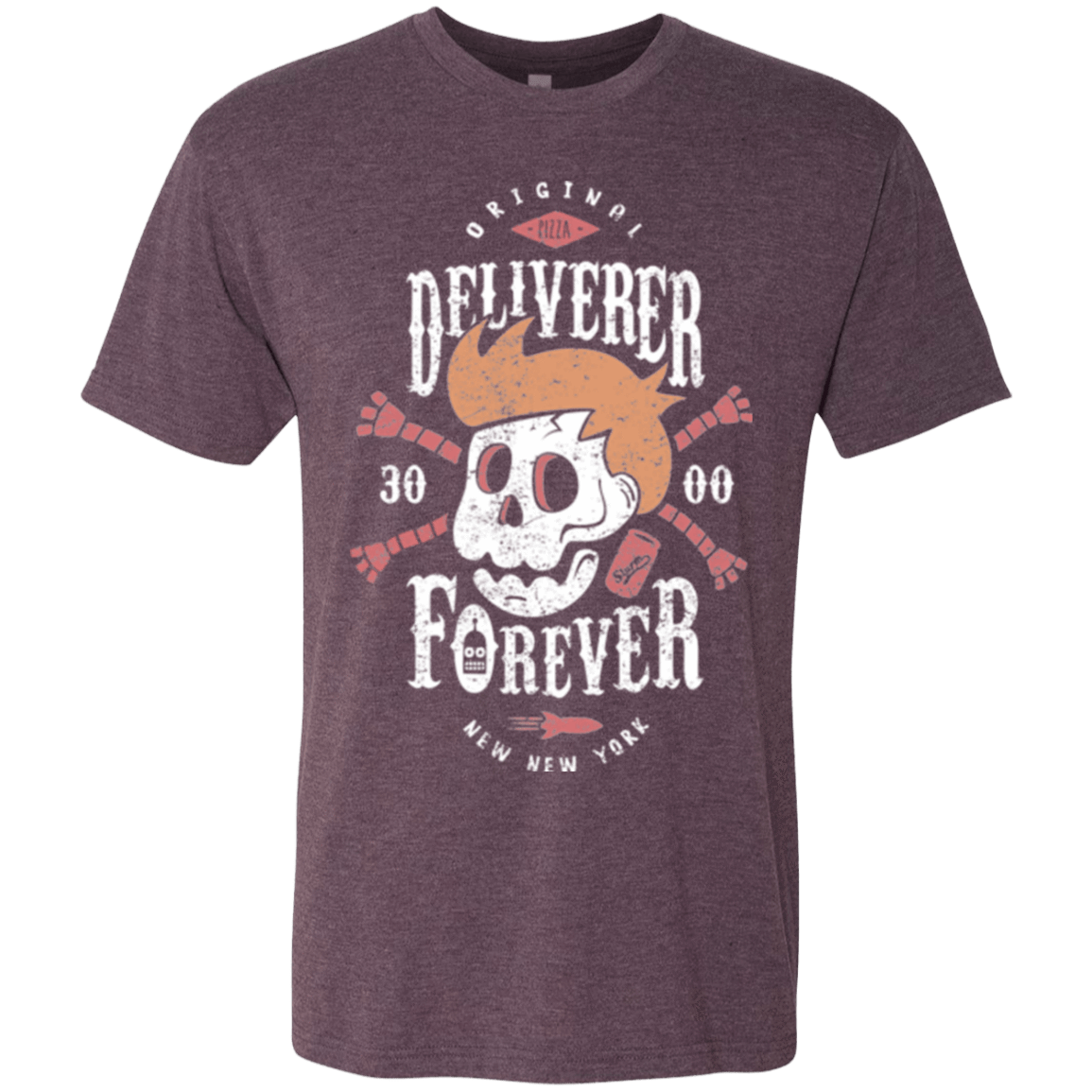 T-Shirts Vintage Purple / Small Deliverer Forever Men's Triblend T-Shirt
