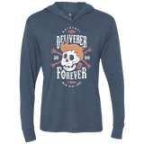 T-Shirts Indigo / X-Small Deliverer Forever Triblend Long Sleeve Hoodie Tee